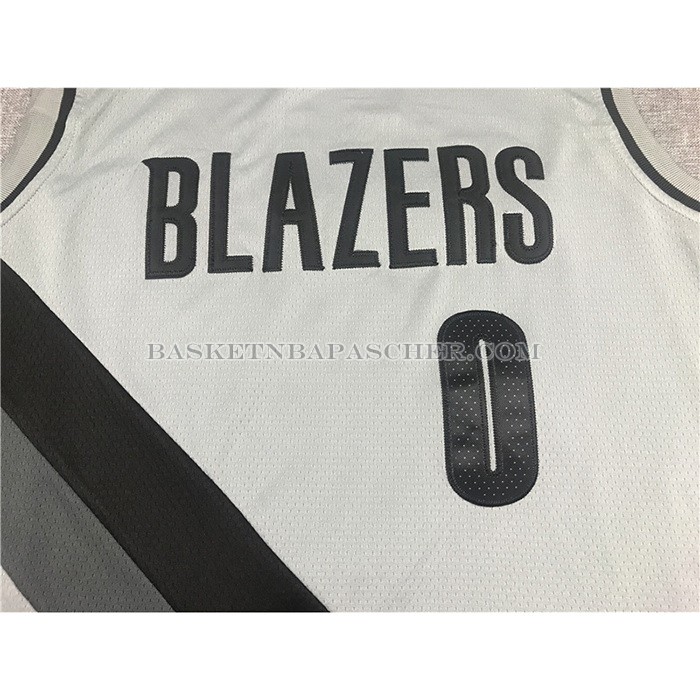 Maillot Portland Trail Blazers Damian Lillard Earned 2020-21 Gris